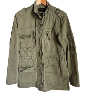 Sam Edelman Utility Jacket Women’s S Army Green Cargo Pockets Military Style
